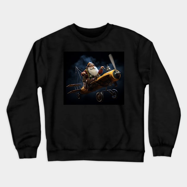 The Ultralight Flying Dwarf Crewneck Sweatshirt by patfish